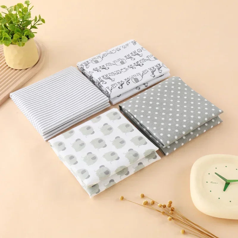 4pc/set Cotton Baby Swaddle Blankets Flannel Receiving Blanket for Newborn Muslin Swaddling Cloth Bedding Babies Accessories