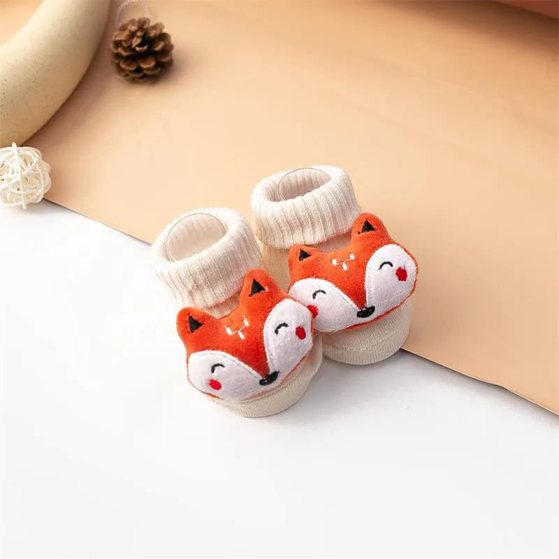 Cute Baby Boy Socks Anti‑Slip Cotton Toddler Floor Socks