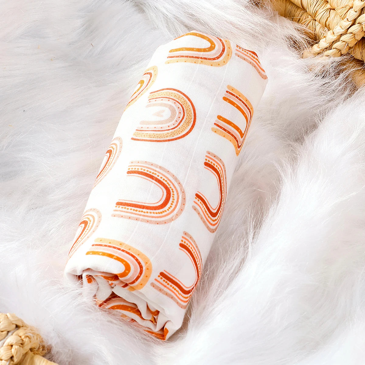 Bamboo Cotton Baby Muslin Swaddle Blankets for Boys and Girls Breathable and Skin-Friendly Receiving Newborn Blanket Wrap