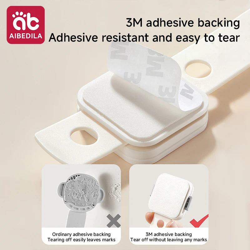 AIBEDILA Baby Safety Cabinet Drawer Locks  Adhesive Childproof Latches Straps for Drawer Door Baby Proofing Home Safety Locks