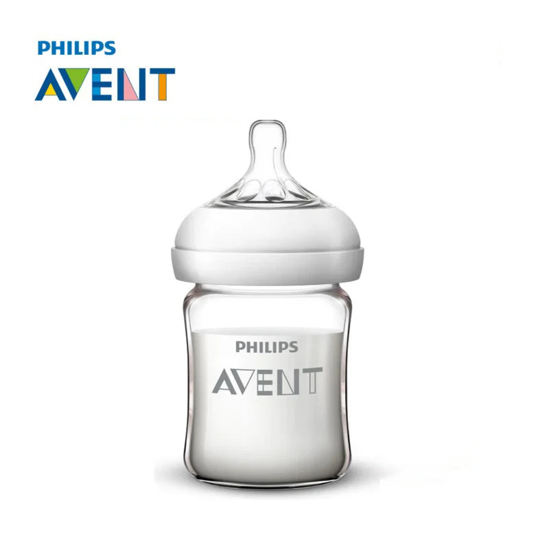 Avent Newborn Baby Bottle SCF678 125ml/160ml Baby Glass Bottles Newborn Feeding Supplies BPA Free Wide Caliber