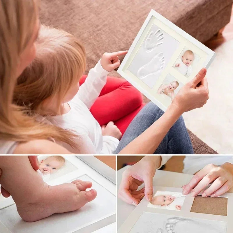 Baby Hands and Footprints Clay Photo Frame Create Lasting Memories with This Baby Hand and Footprints Kit Gifts for Boys Girls