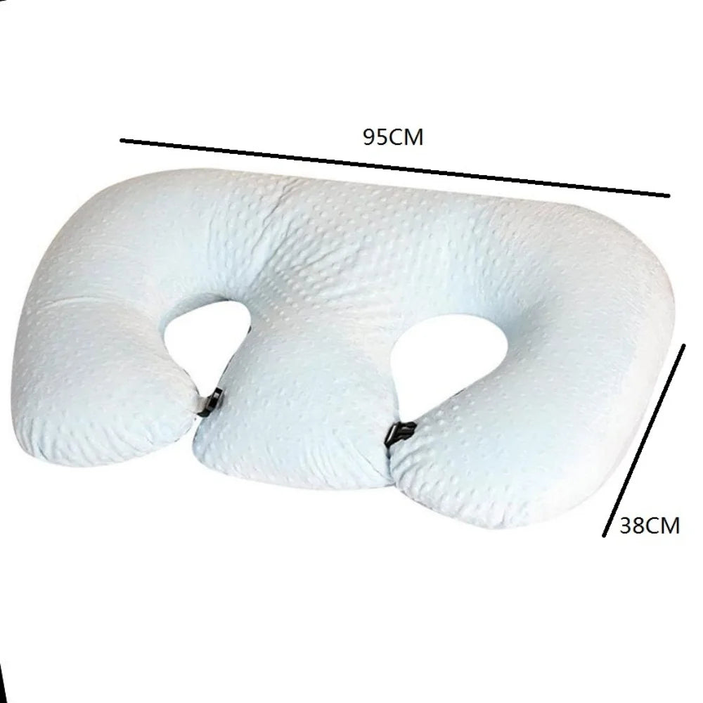 Baby Pillow Bubble Detachable Nursing Pad For Twins Soft Baby Anti-Spitting Milk Cushion Multifunctional Breastfeeding Pillow