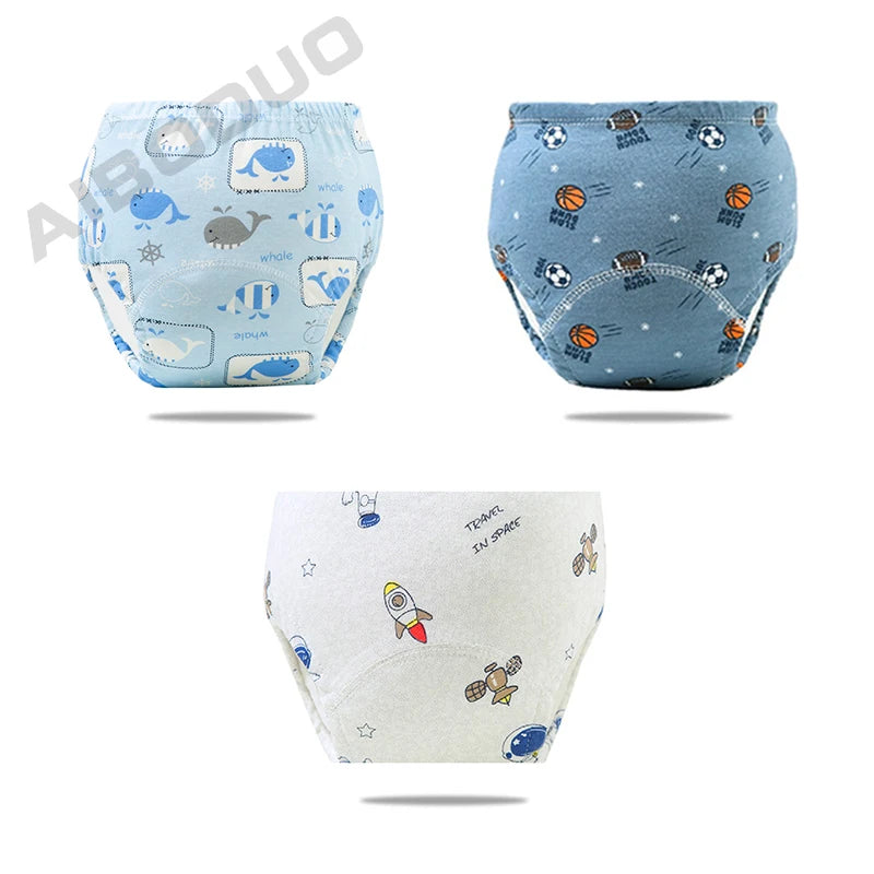 Reusable Elinfant Ecological Baby Diaper Training Pants Waterproof Washable Cotton Cleanliness Learning Panties Breathable Cloth