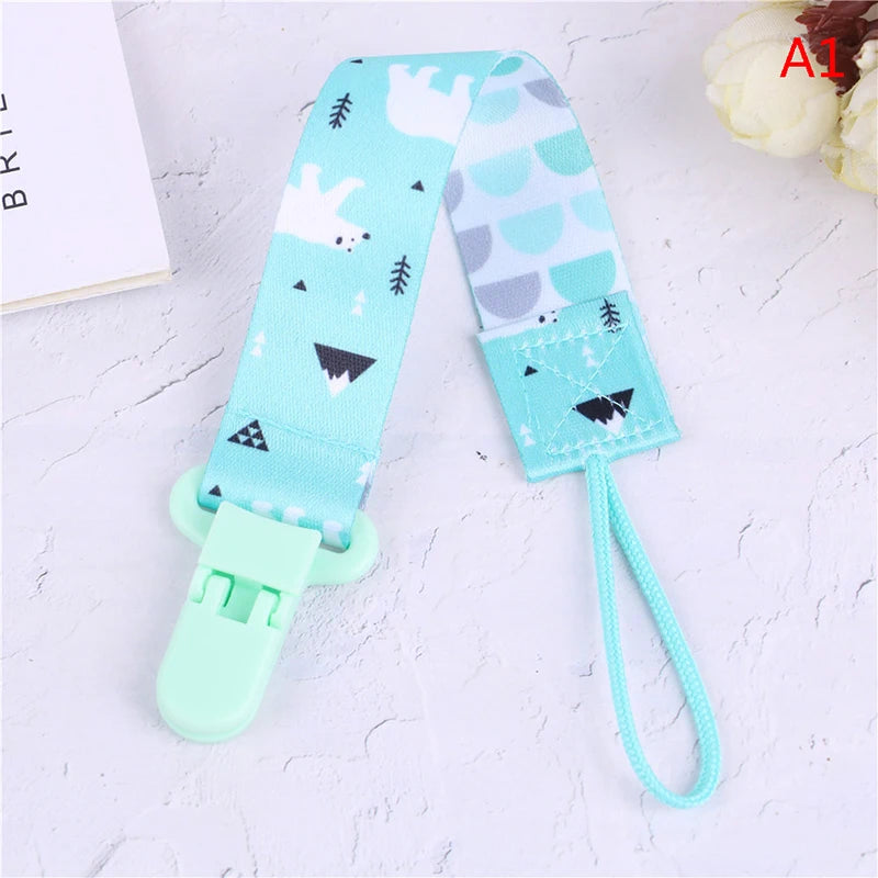 The New Baby Pacifier Clip Chain Dummy Holder For Nipples Children Pacifier Clips Pacifier Holder Adjustable Holder for Nipples