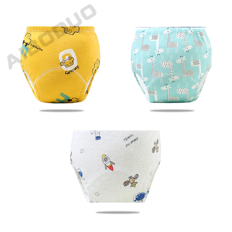 Reusable Elinfant Ecological Baby Diaper Training Pants Waterproof Washable Cotton Cleanliness Learning Panties Breathable Cloth