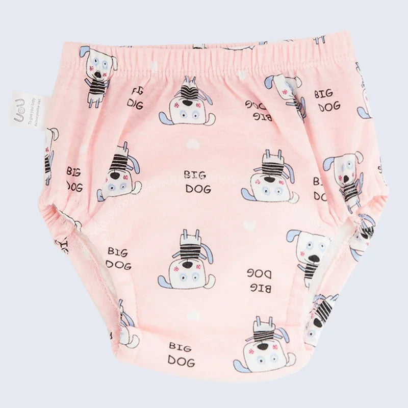 6 Layer Waterproof Reusable Cotton Baby Training Pants Infant Shorts Underwear Cloth Baby Diaper Nappies Panties Nappy Changing