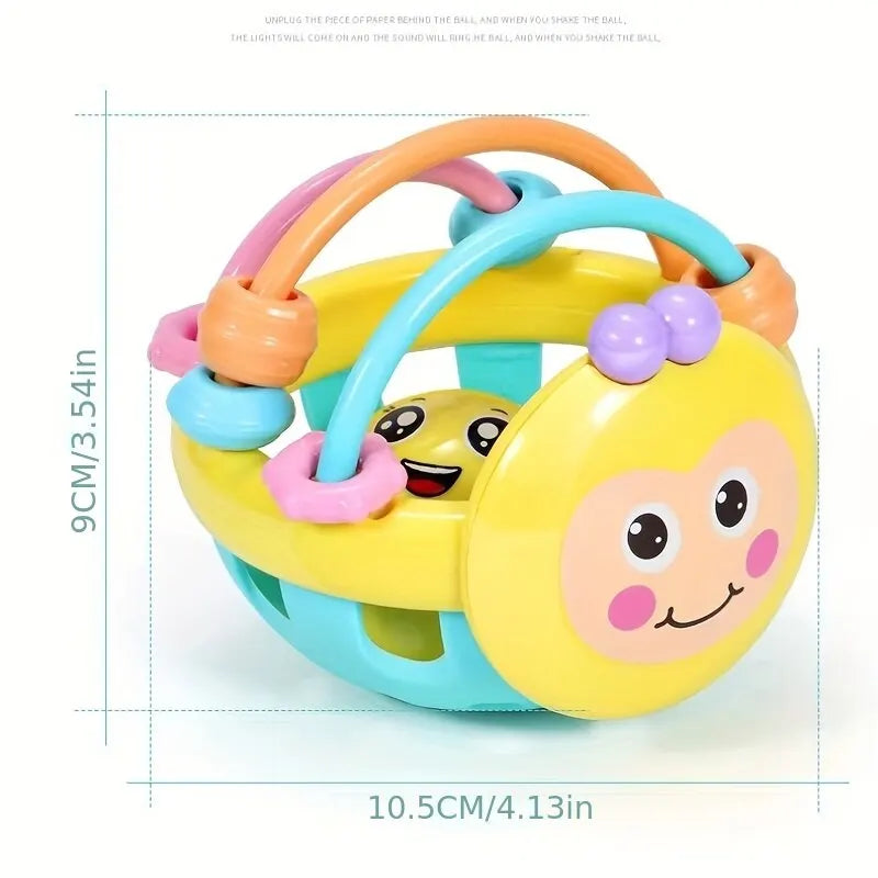 Baby Musical Activity Rattle Toy – Soft Sound, Colorful Grip, Development Sensory Toy for Infant & Toddler