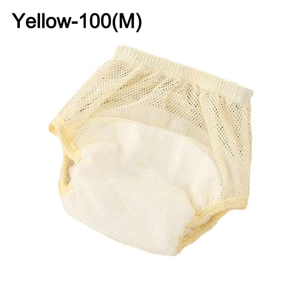 Soft Cotton Baby Training Pants Waterproof Breathable Baby Washable Diaper Absorbent Leakproof Reusable Nappies for Boys Girls