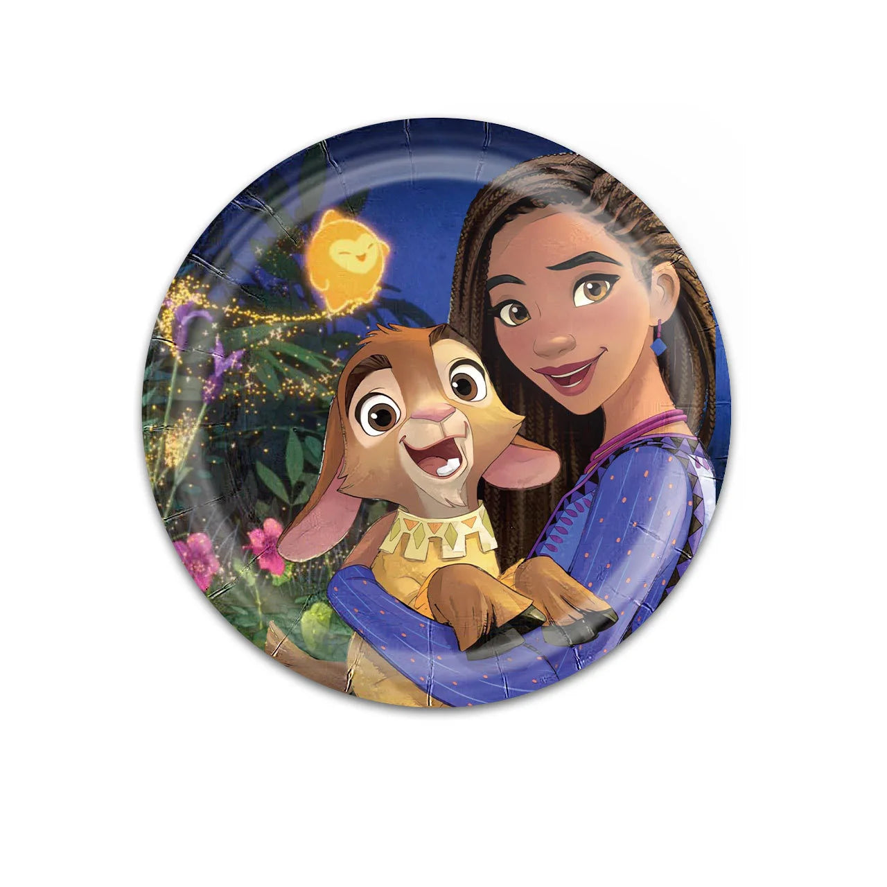 Cartoon Wish Birthday Party Decorations Asha Goat Balloons Disposable Tableware Plate Straw Napkin Princess Baby Shower Supplies