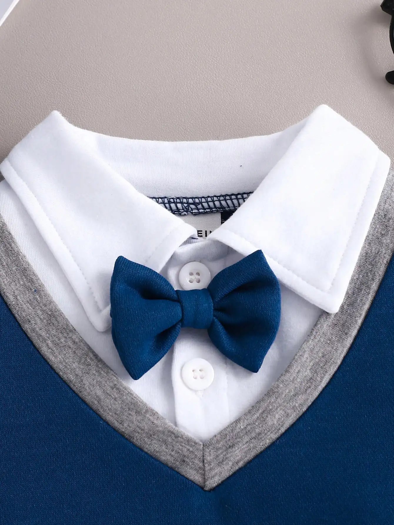 Newborn Gentleman Summer Outfit 2‑Piece Shorts & Hat Set